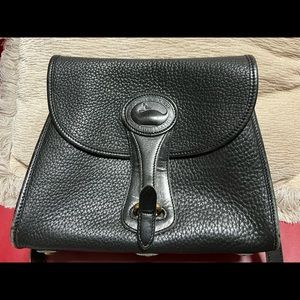 Black Leather Dooney & Bourke cross body purse